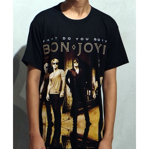 Kaos Bon Jovi - Bon Jovi Tee - Bootleg Tee - Unisex - Baju Bon Jovi