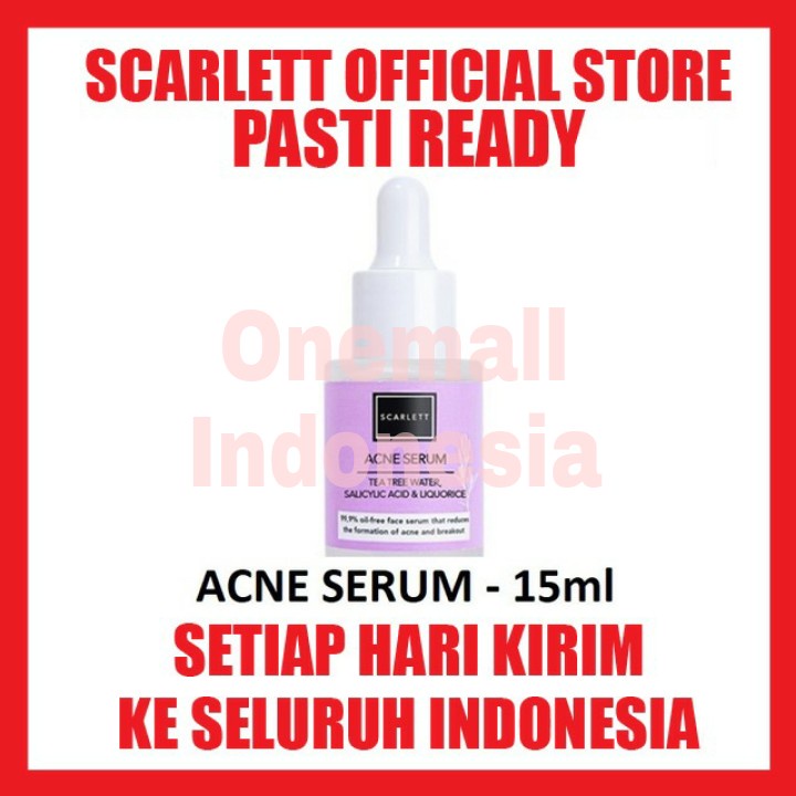 SCARLETT Whitening ACNE SERUM WAJAH 15ml by Felicya Angelista 15 ml