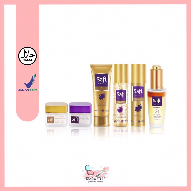 Safi Age Defy Series - Safi day cream - safi night cream - safi youth elixir