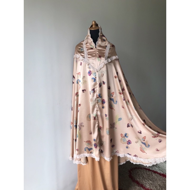 MUKENAH [BROWN SUGAR] - Dior Silk | Mungkena, Perangkat Sholat, Mukena Premium