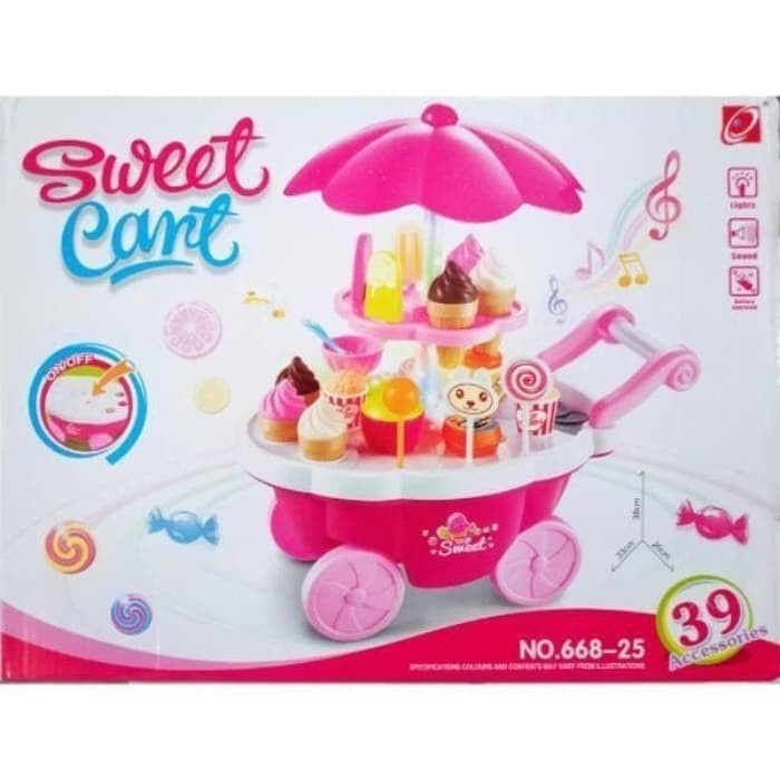 MAINAN EDUKATIF - TOP BRIGHT ICE CREAM COUNTING - MATH AND mainan anak Masakan Truk dorong Excavator