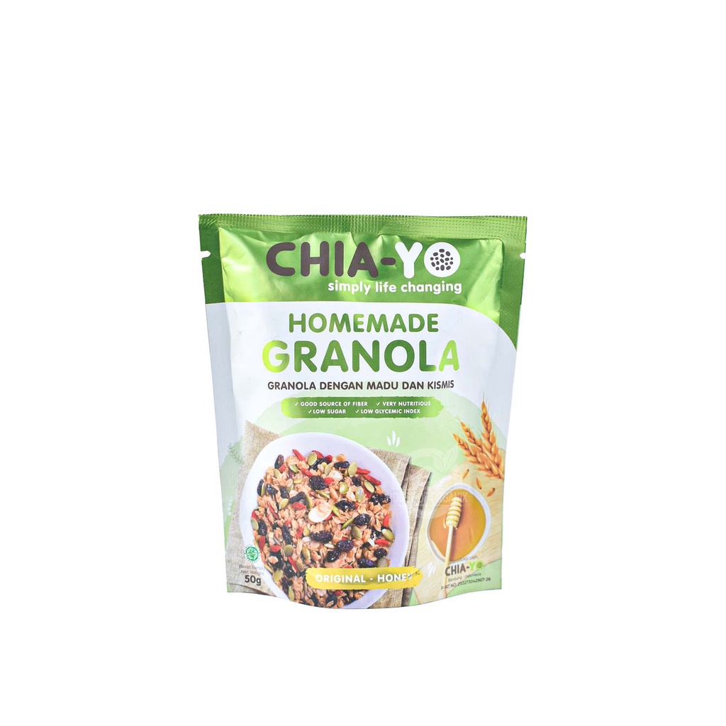 Chia - Yo Homemade Granola Original Honey