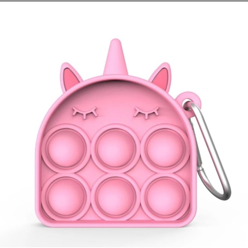 Mini pop bubble unicorn/pop it bubble/keychain/fidget