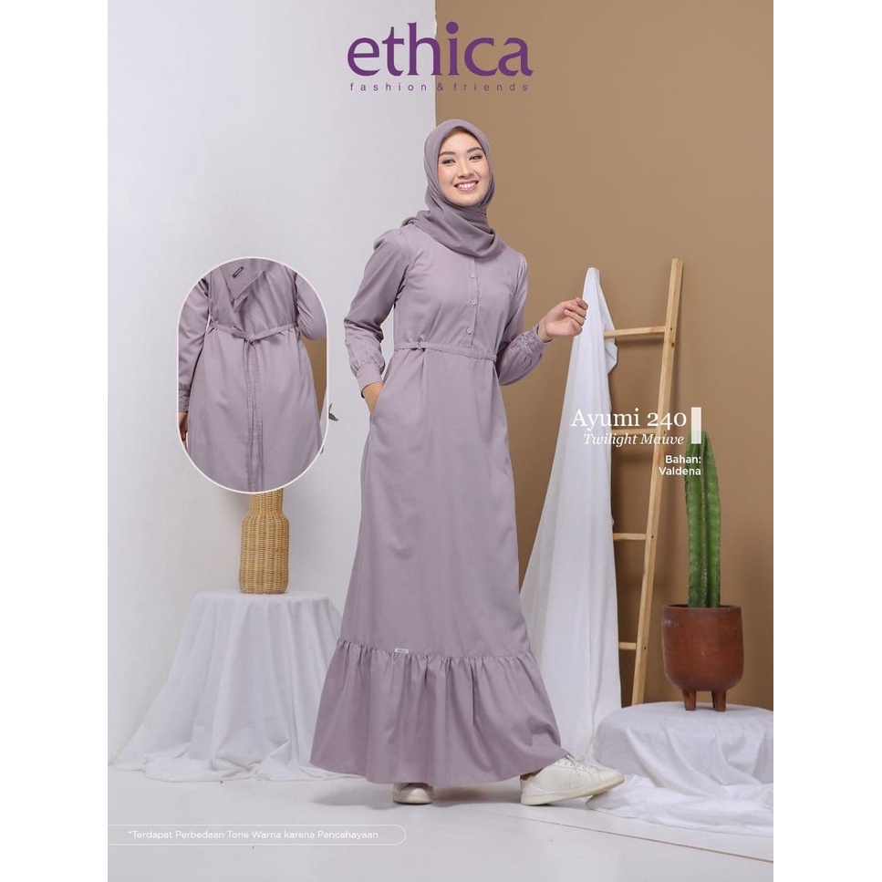 DRESS SAJA ETHICA ORIGINAL AYUMI 240 SILVER GREY AYUMI 240 TWILIGHT MAUVE AYUMI 240 WARM SAND (DO) G