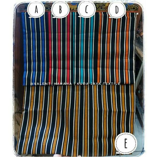 Kain Katun Motif Salur
