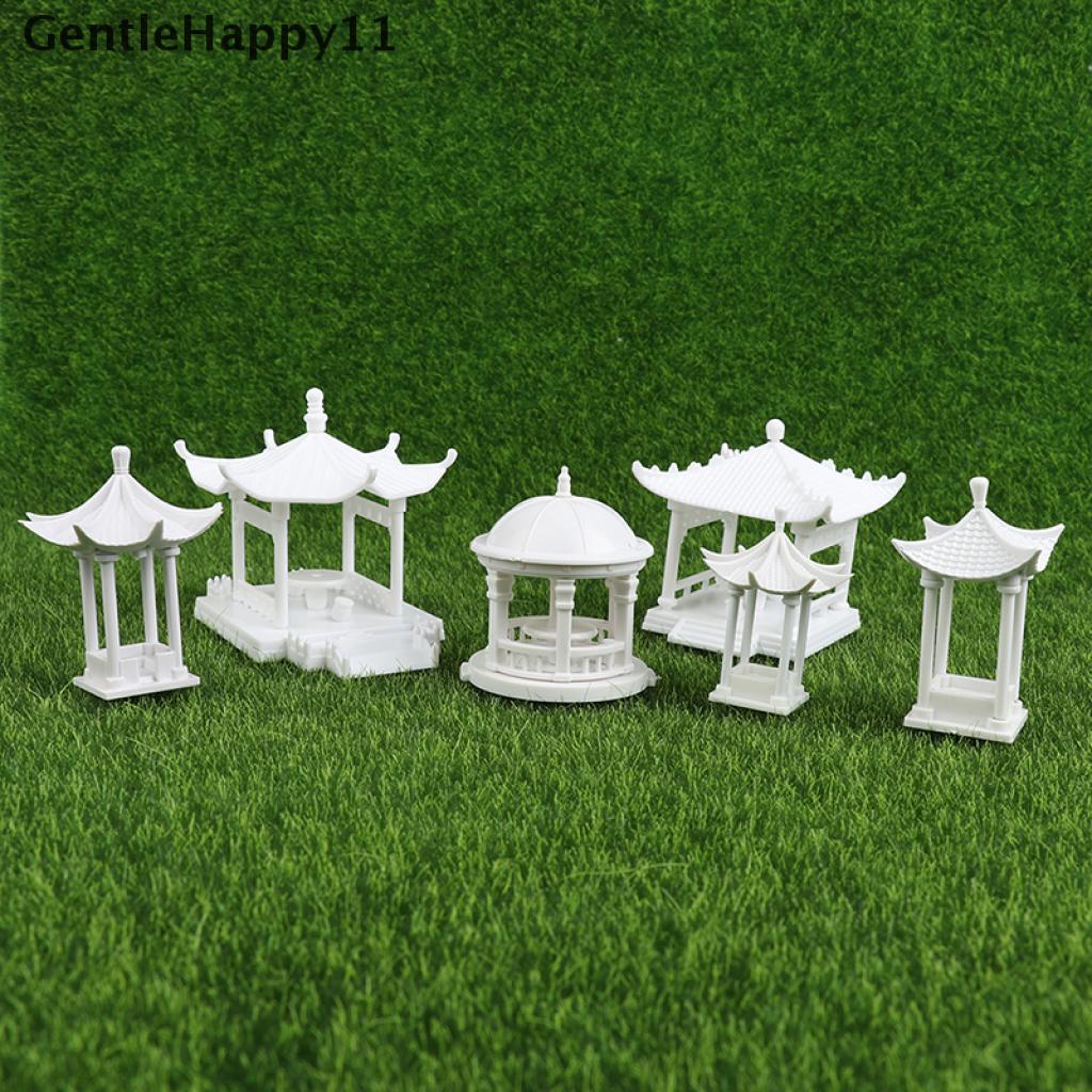 Gentlehappy Miniatur Paviliun Putih Untuk Dekorasi Rumah Boneka