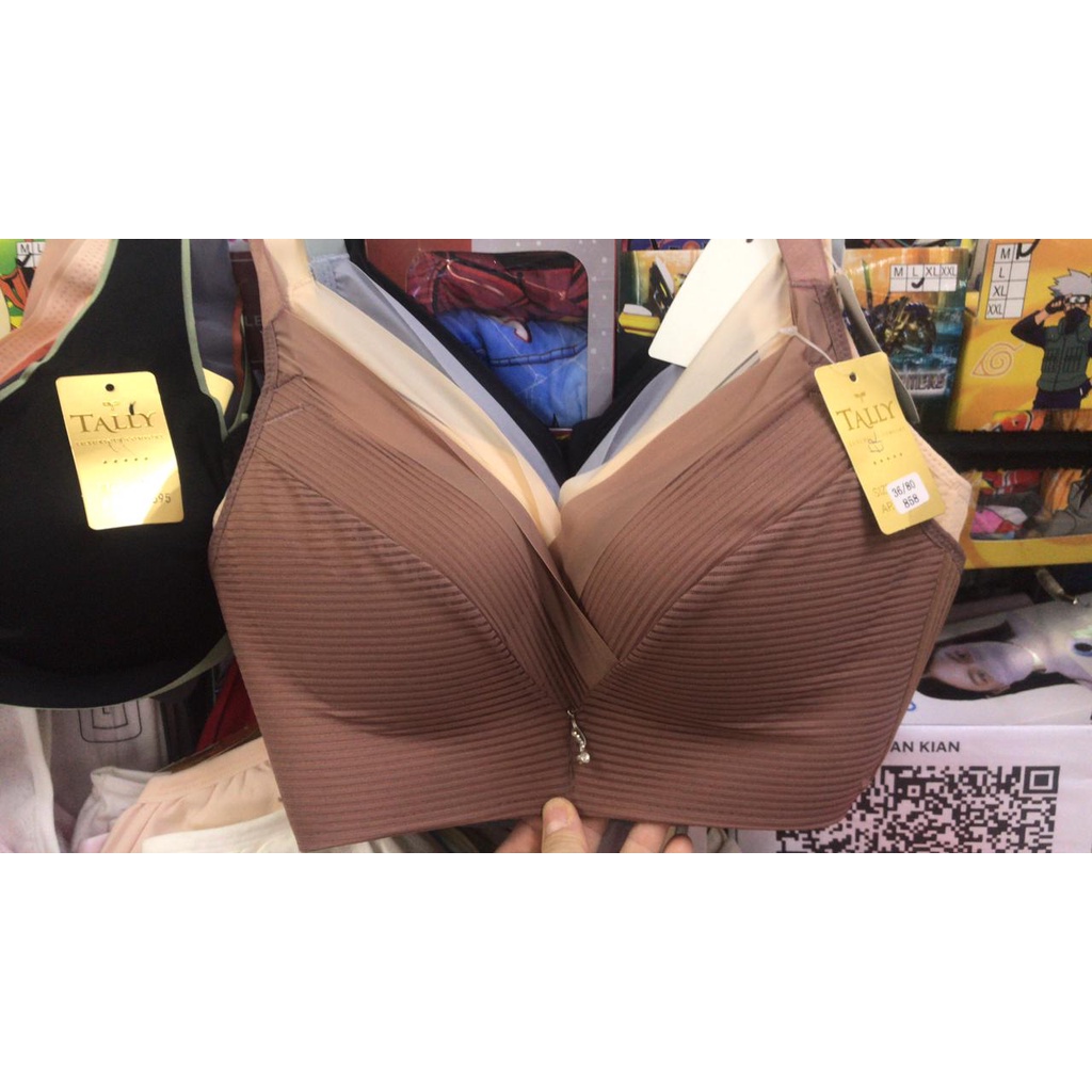 BH BRA 858 TALLY Bra Busa sedang Tanpa Kawat CUP C BAHAN LICIN SUPER BAGUS | BAHAN SUPER BAGUS BH PENEKAN LEMAK  | LEMBUT | IMPORT SIZE 34 36 38 40