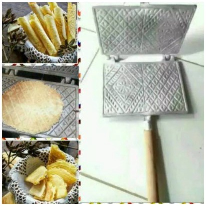 Cetakan Kue Egg Roll/Jepit/Semprong/Opak Gambir Kecil /Cetakan Kue Jepit Semprong Opak Gambir Egg Ro