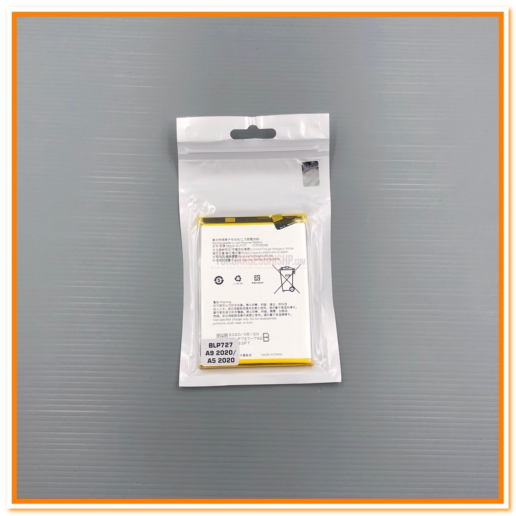 BATERAI OPPO A5 2020 / A9 2020 BATERAI OPPO BLP 727 ORIGINAL
