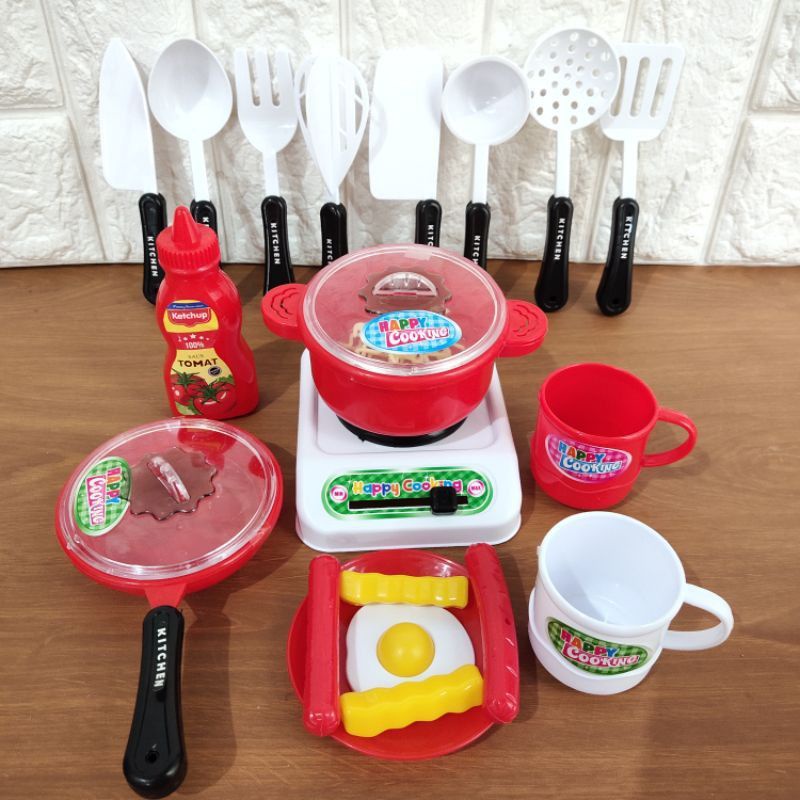 MAINAN ANAK MASAK MASAKAN MIE TELOR CEPLOK LM10 KOMPOR LM10