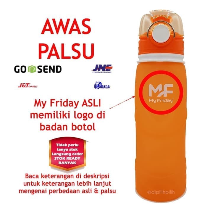 Botol Lipat Flexible MY FRIDAY 750 ml