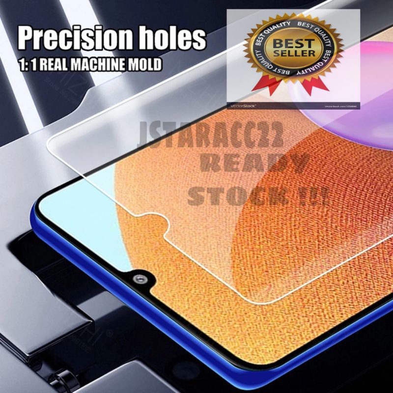 TEMPERGLASS CLEAR SAMSUNG GALAXY A32 ANTI GORES BENING SCREEN PROTECTOR