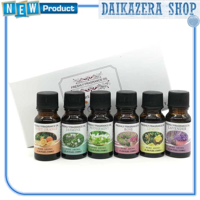 Minyak Aromatherapy Pure Aroma Essential Oil 6 in 1 - 10ml