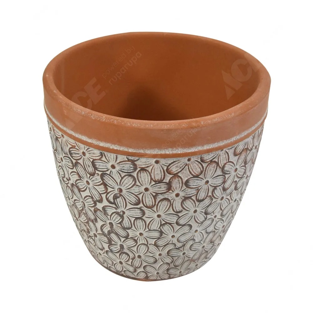 Ace Kris Garden Pot Tanaman Keramik Barbara Terracota 11 Cm