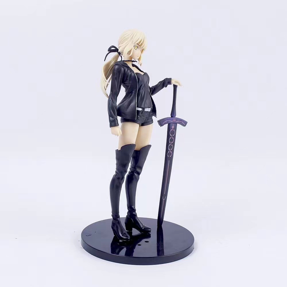 Action Figure FATE / Grand Order FATE Saber Arturia Pendragon Casual Mainan Action Figure Bahan PVC Untuk Koleksi