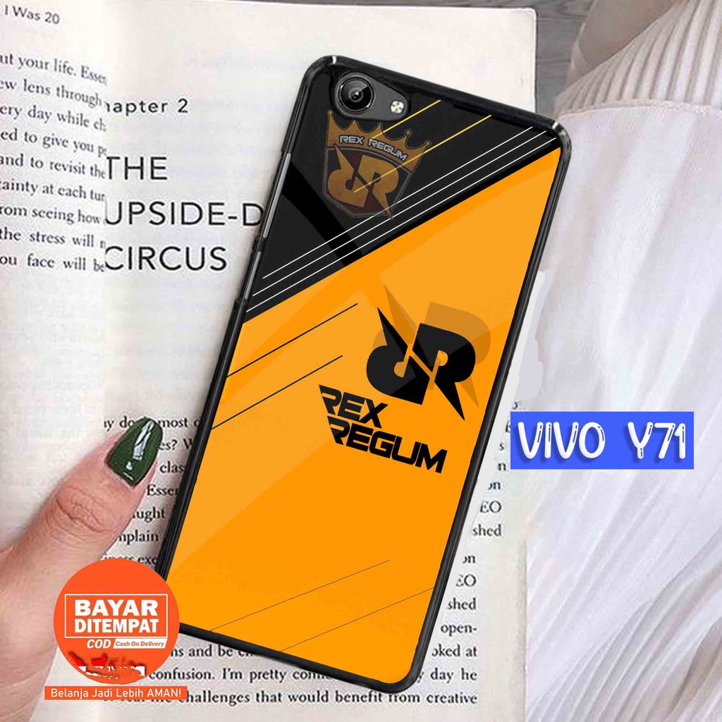 Sukses Case Glass Vivo Y71 | Hardcase Glossy Vivo Y71 | Silikon Motif Terlaris | Case Keren | Case E