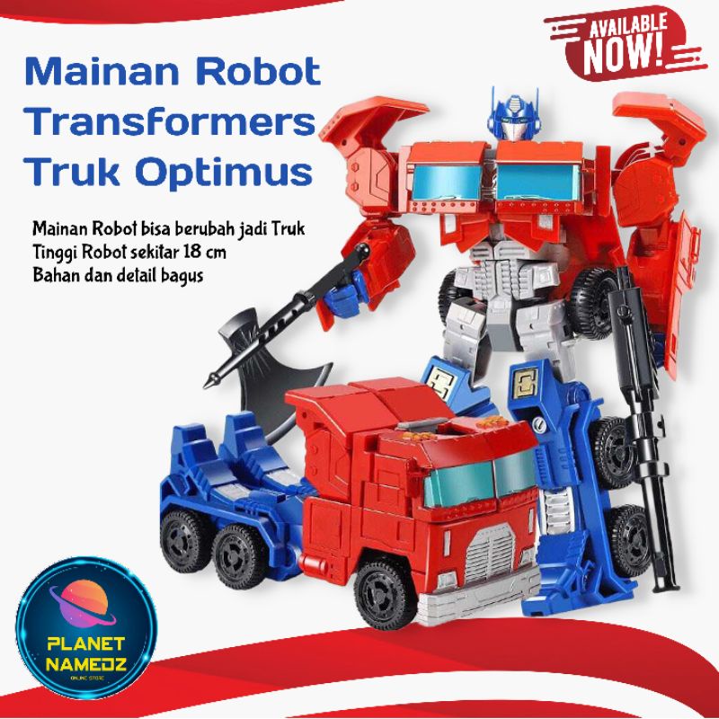 Mainan Robot Transformers Truk Optimus