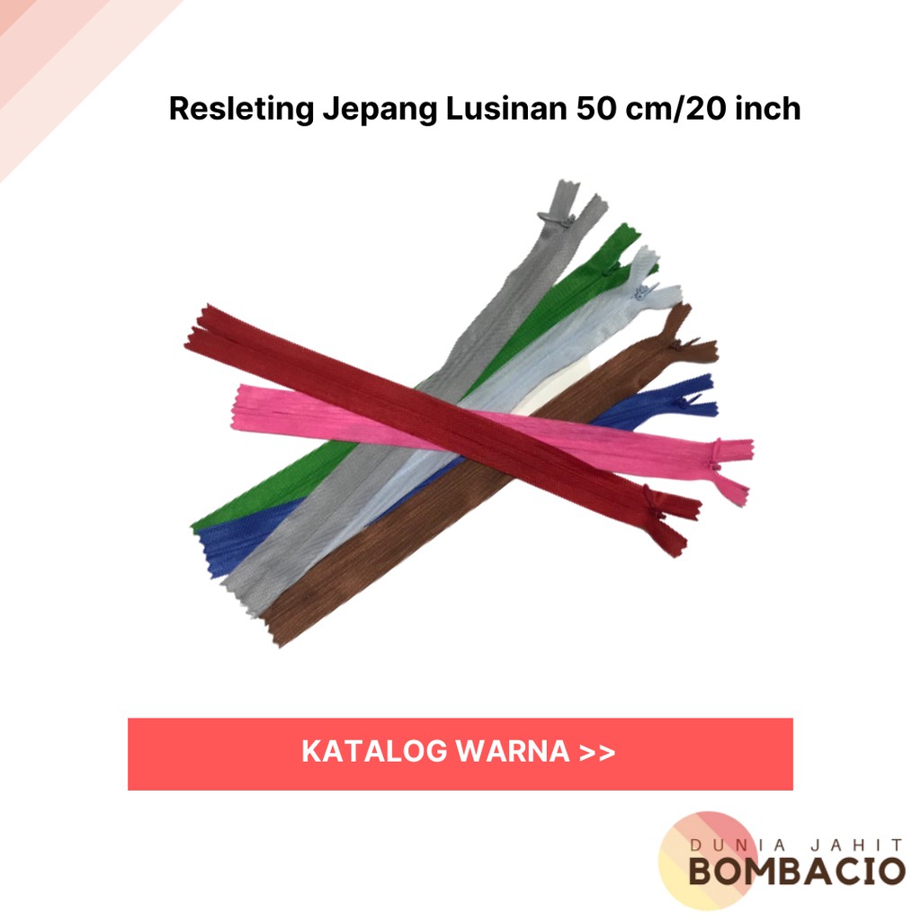  Resleting  Jepang  50CM 20 Inch Per Lusin Shopee Indonesia