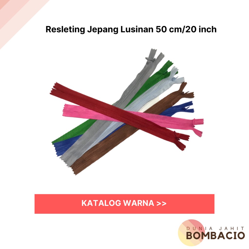  Resleting Jepang  50CM 20 Inch Per Lusin Shopee Indonesia