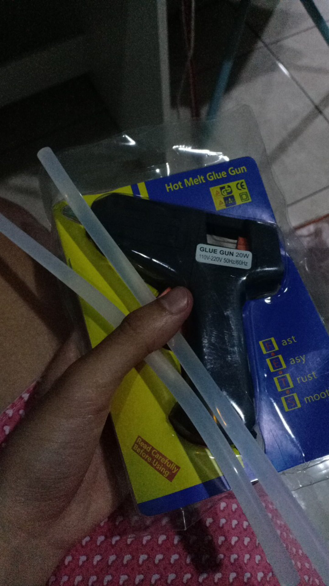 Promo Glue Gun 10 Watt Dengan 2 Isi Refill 20 Cm Alat Lem Tembak Kecil