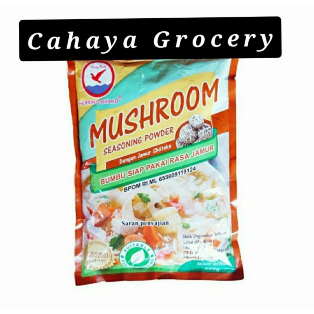 

Herring brand mushroom seasoning powder / kaldu jamur 450gr