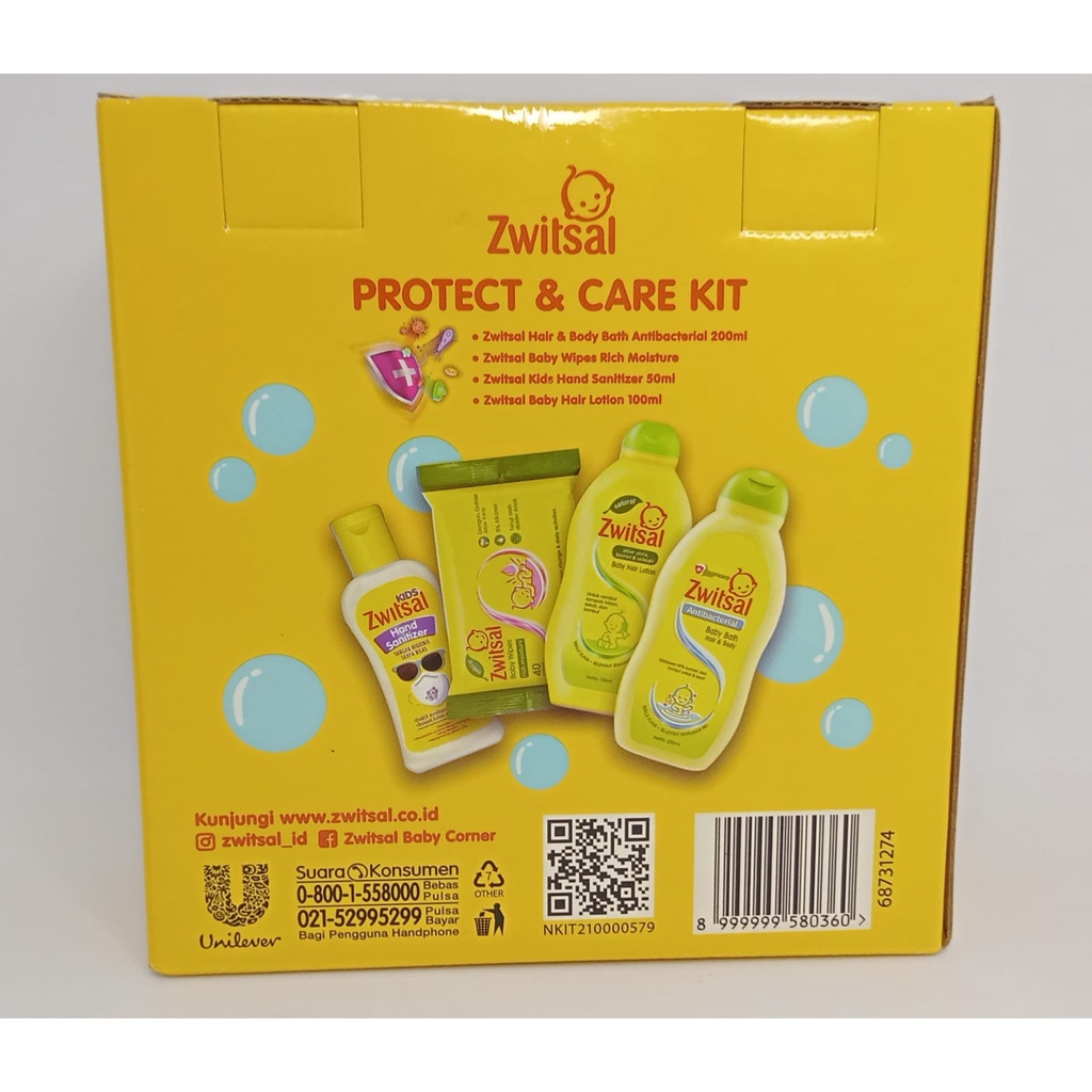 Zwitsal Gift Pack Protect Care Kit