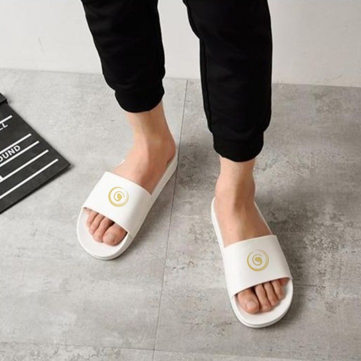 Niels White | Sandal EVA Ringan Slop Santai Simple Pria Men Original Sendal Footwear | Greata FORIND