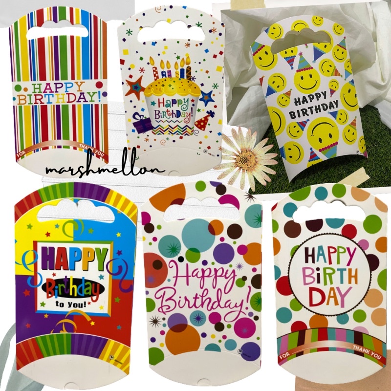 

Goodie Bag Kertas Tulisan “Happy Birthday” Ulang Tahun / Tas Kado / Kemasan Hadiah / Pembungkus Kado Souvenir | Packaging | GIFT BOX