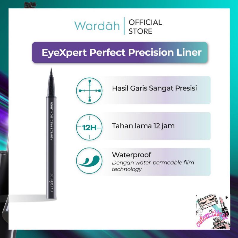 ☃Cutezz_Ching1☃Wardah Eyexpert Perfect Precision Liner