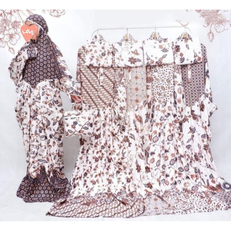 Mukena TERUSAN BATIK SEMANGGI  003