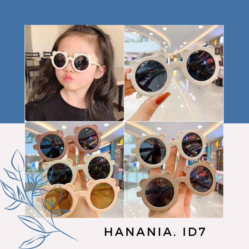 KACAMATA ANAK BERUANG FASHION TELINGA BERUANG KACA MATA HITAM HIGH QUALITY KIDS SUNGLASSES KACA MATA MURAH IMPORT