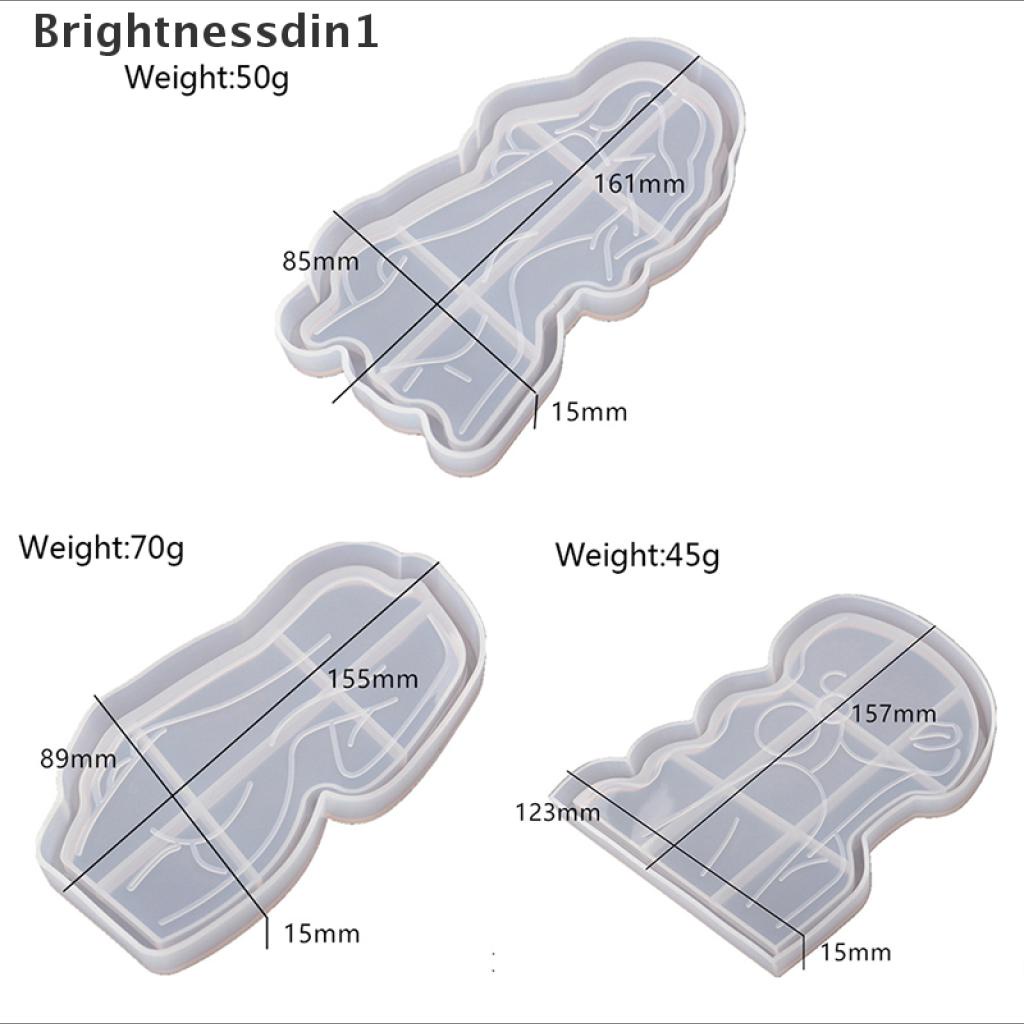 Cetakan Resin Epoksi Kristal Model Tubuh Abstrak 1 In 1 Bahan Silikon