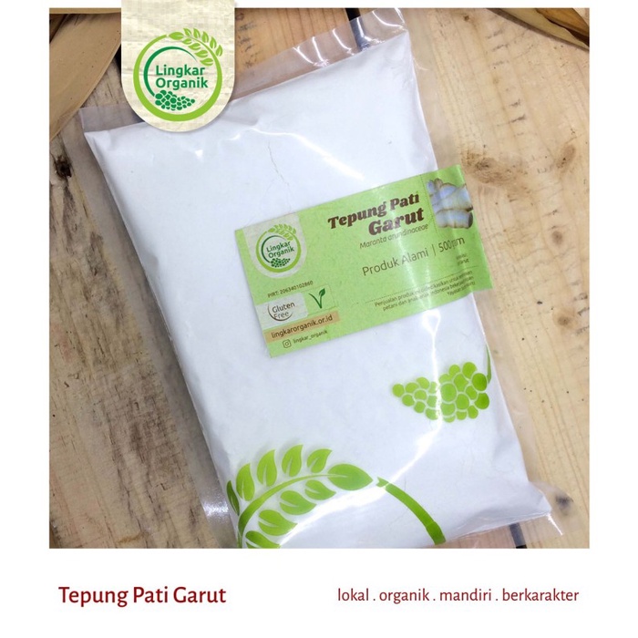 

PROMO [COD] Tepung Pati Garut Lingkar Organik 500gr