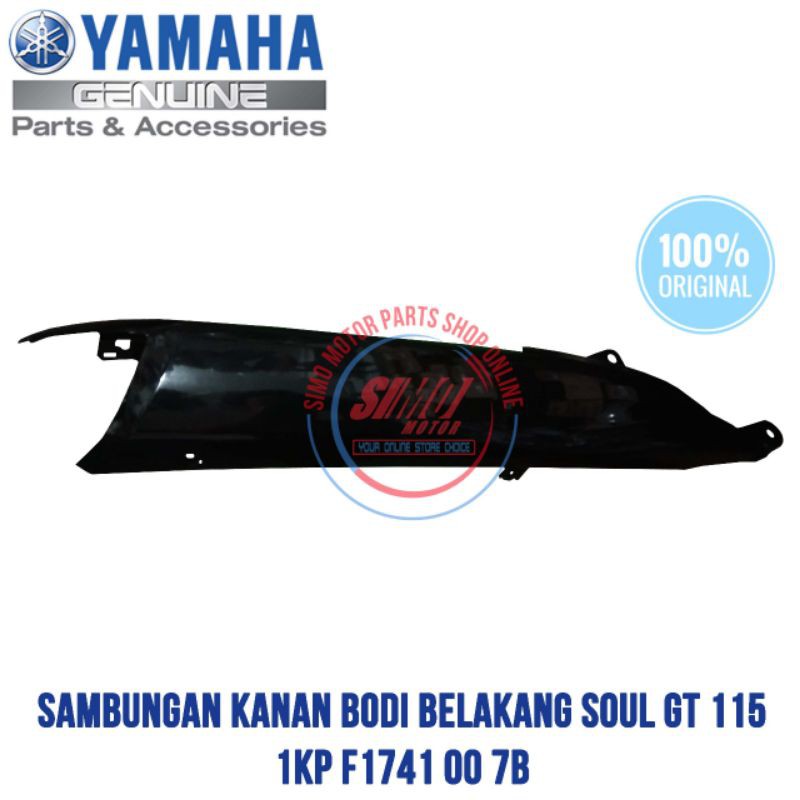 CB177 SAMBUNGAN BODI DEK KEMPOL SAMPING SOUL GT 115 KANAN 1KP F1741 00 7B
