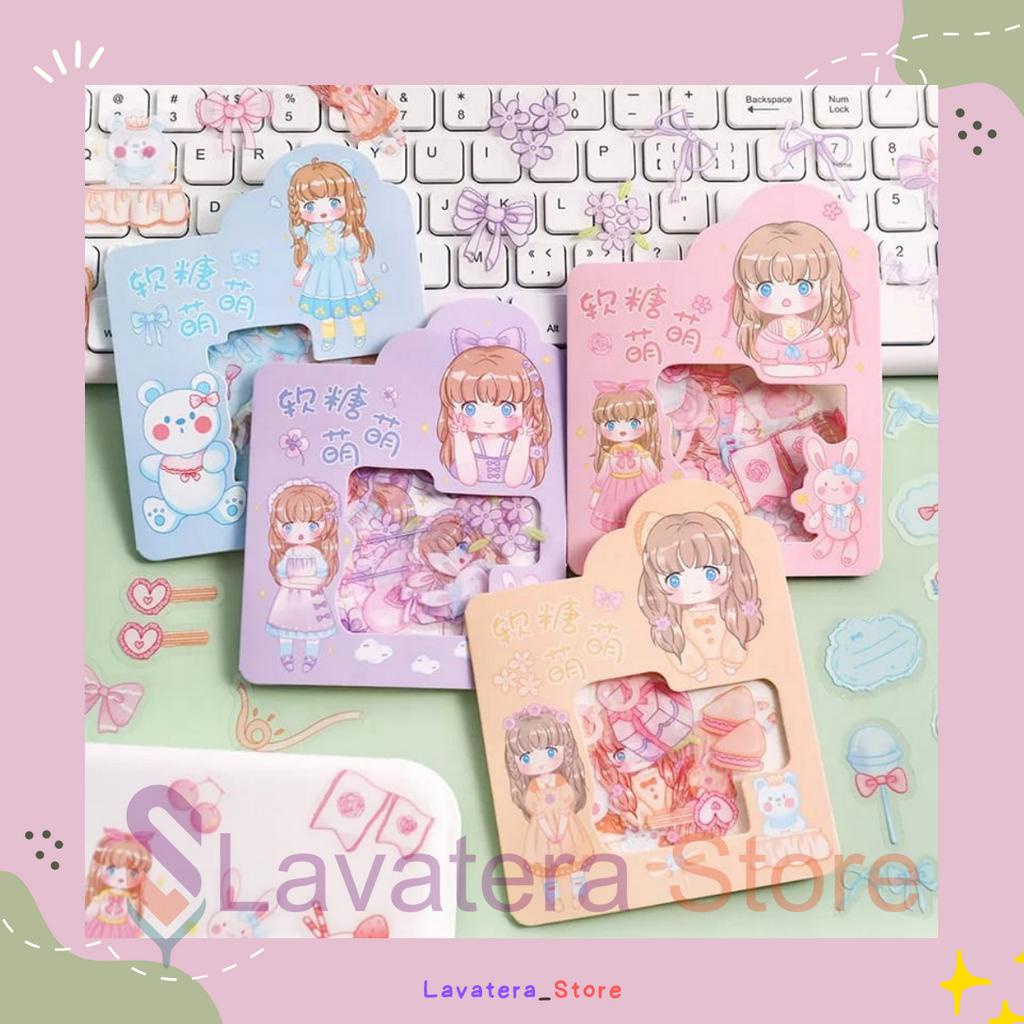 

LS - STICKER MOTIF GADIS CANTIK / STICKER KAWAII GIRLY / STICKER AESTHETIC