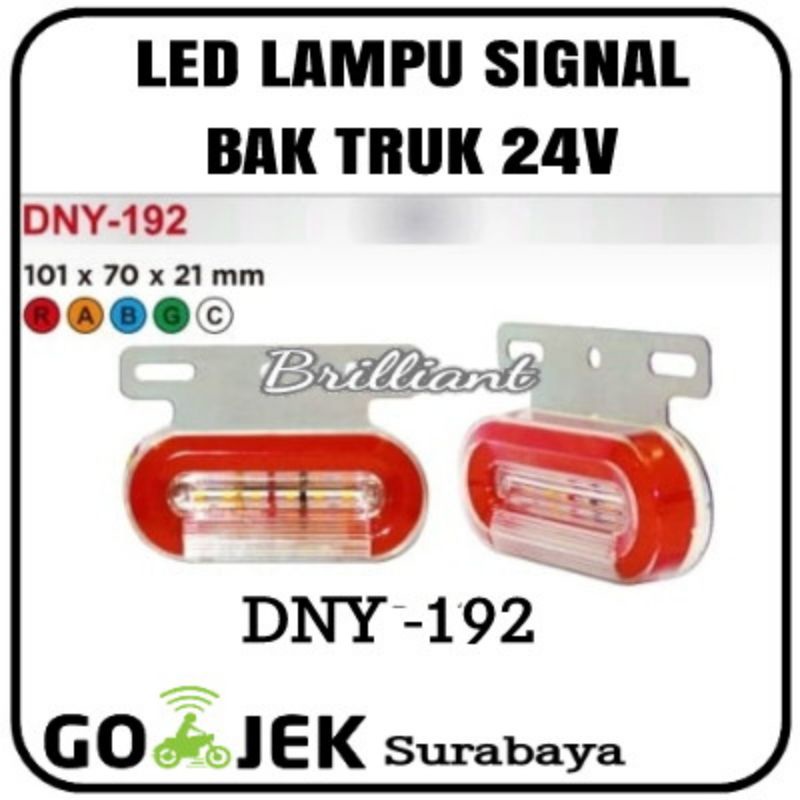 Led Bak Truk Box Universal - 24v DNY 192 - Harga Satuan