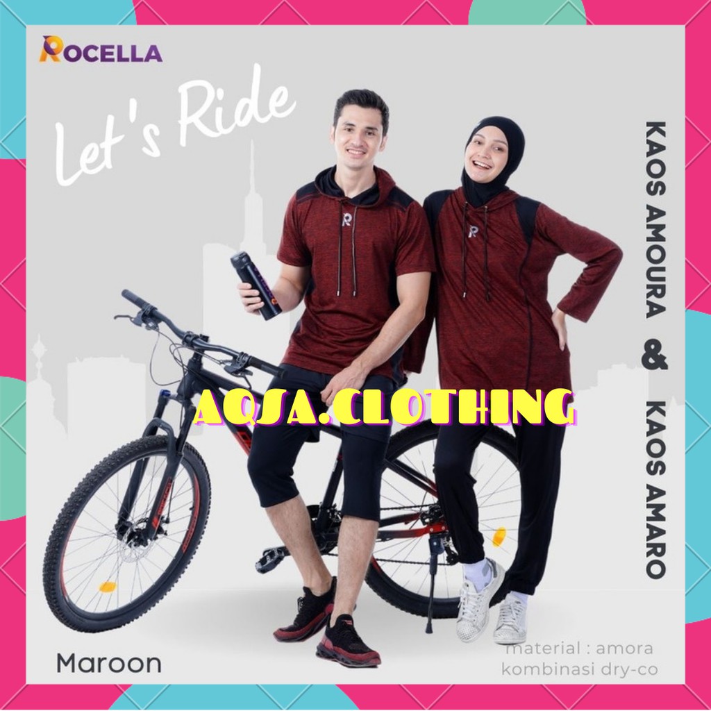 Baju Olahraga Kaos Hoodie Couple Pria dan Wanita Murah