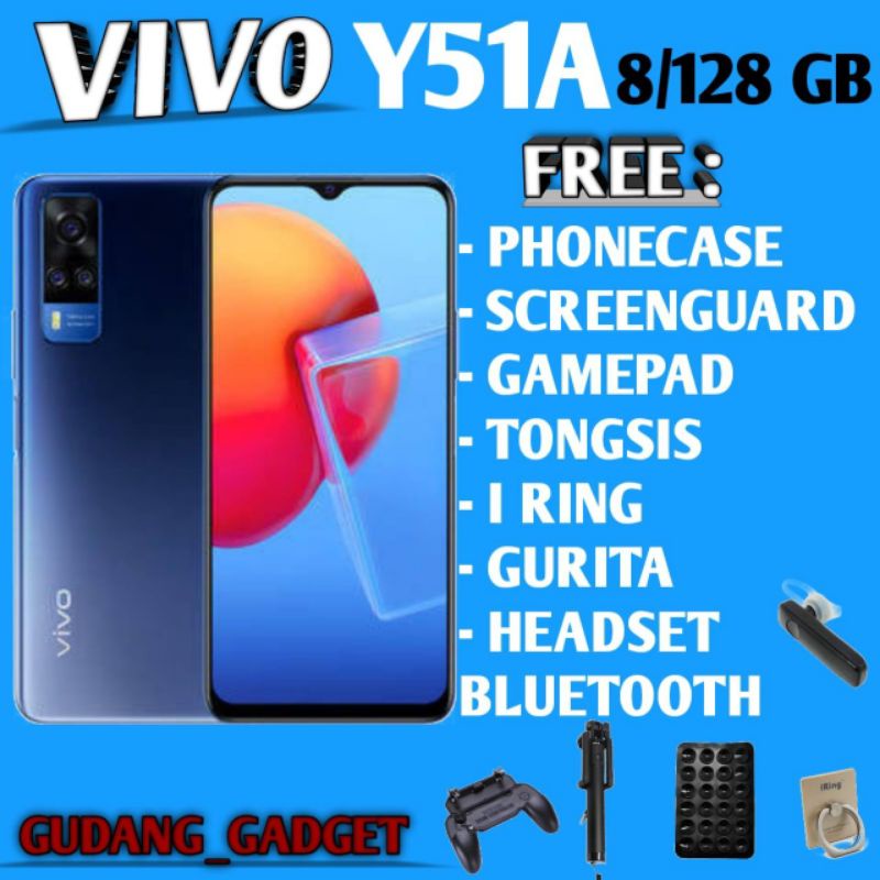 VIVO Y51A Y 51A  RAM 8GB ROM 128GB GARANSI RESMI