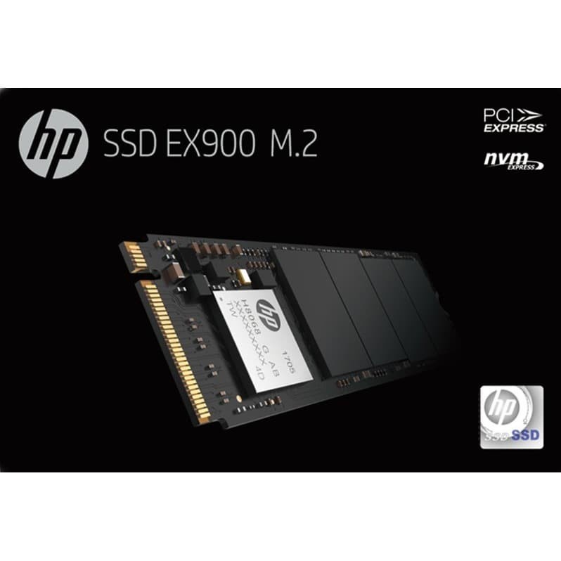 HP SSD EX900 500GB - 3D NAND - M.2 NVME - PCIe 3.0 - Garansi 3 Tahun