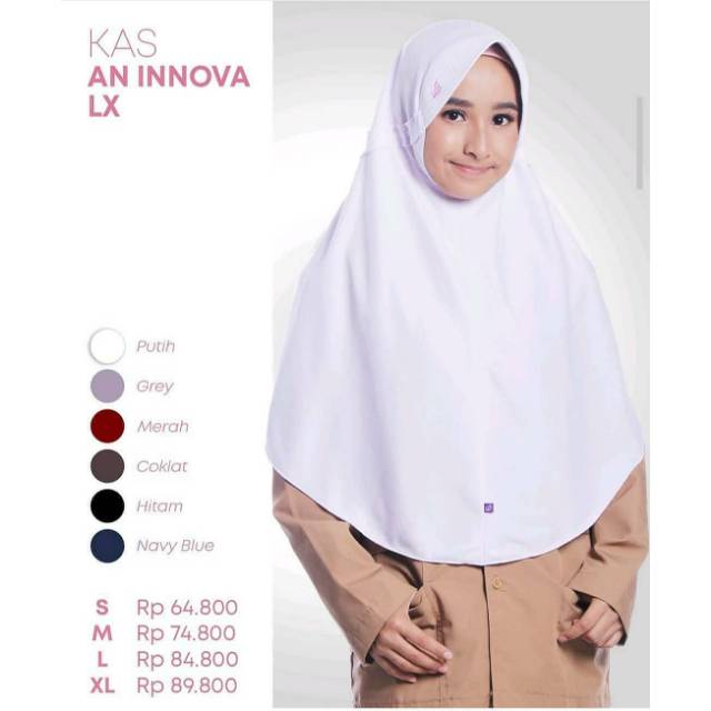Kerudung Rabbani Innova LX - Kerudung Rabbani - Kerudung Anak - Kerudung Sekolah