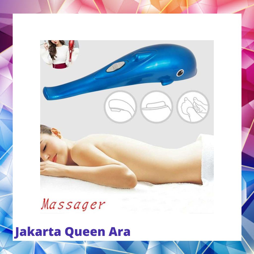 Qingfeng Alat Pijat Elektrik Dolphin Massager USB Charging - HK66