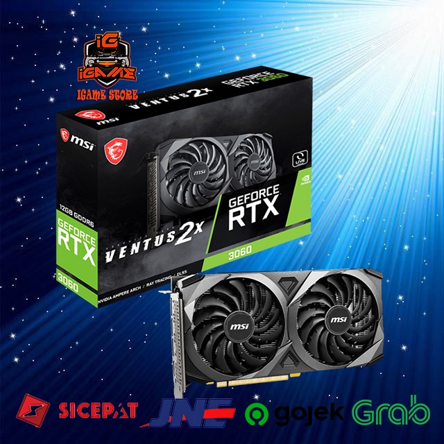 MSI GeForce RTX 3060 VENTUS 2X 12G OC DDR6 NAMPOL GAN