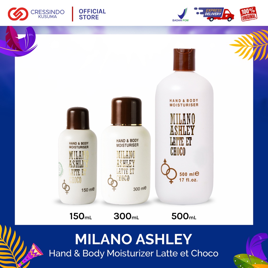 MILANO ASHLEY Latte Et Choco Hand &amp; Body Lotion Moisturiser