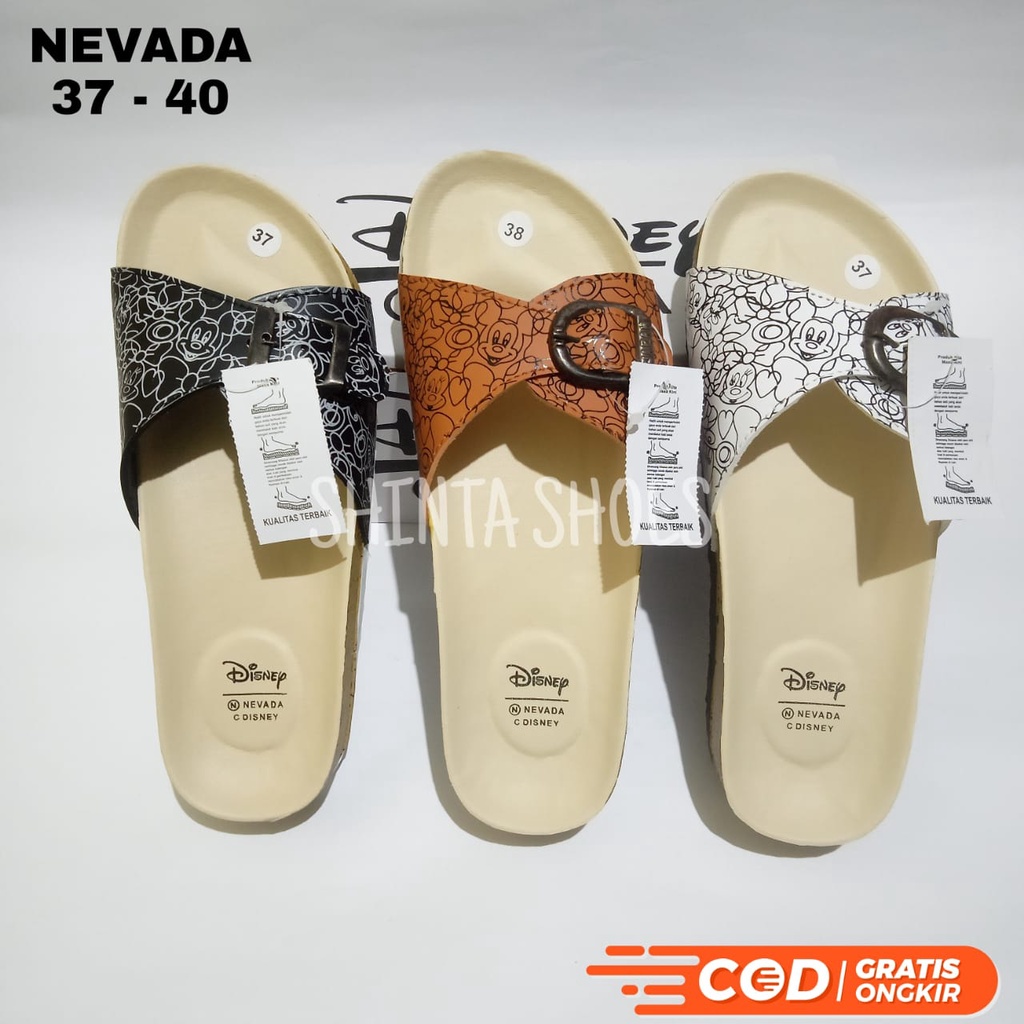 SANDAL WANITA NEVADA DISNEY MOTIF MICKEY MOUSE
