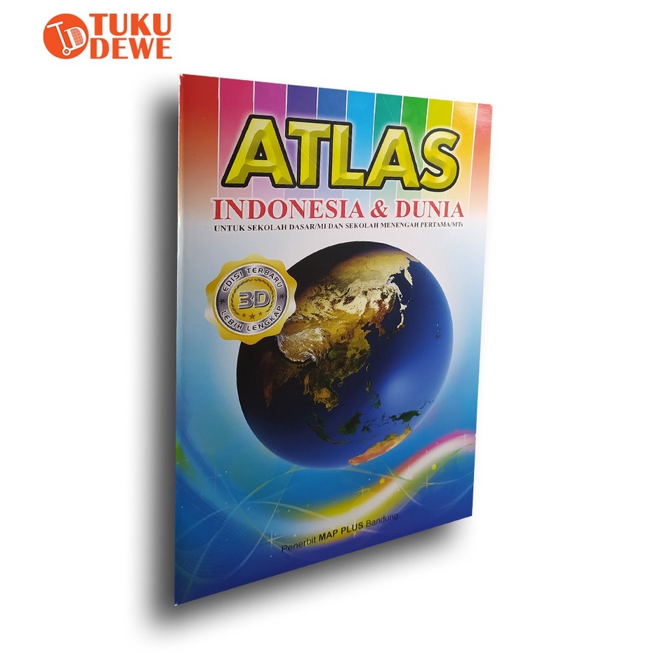 Jual Buku Atlas Indonesia Dunia Edisi Terbaru D Shopee Indonesia