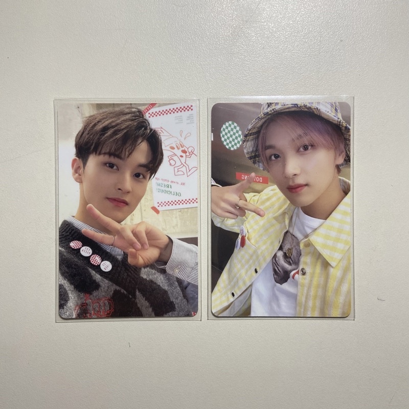 season’s greeting sg 2022 nct 127 mark haechan photocard pc