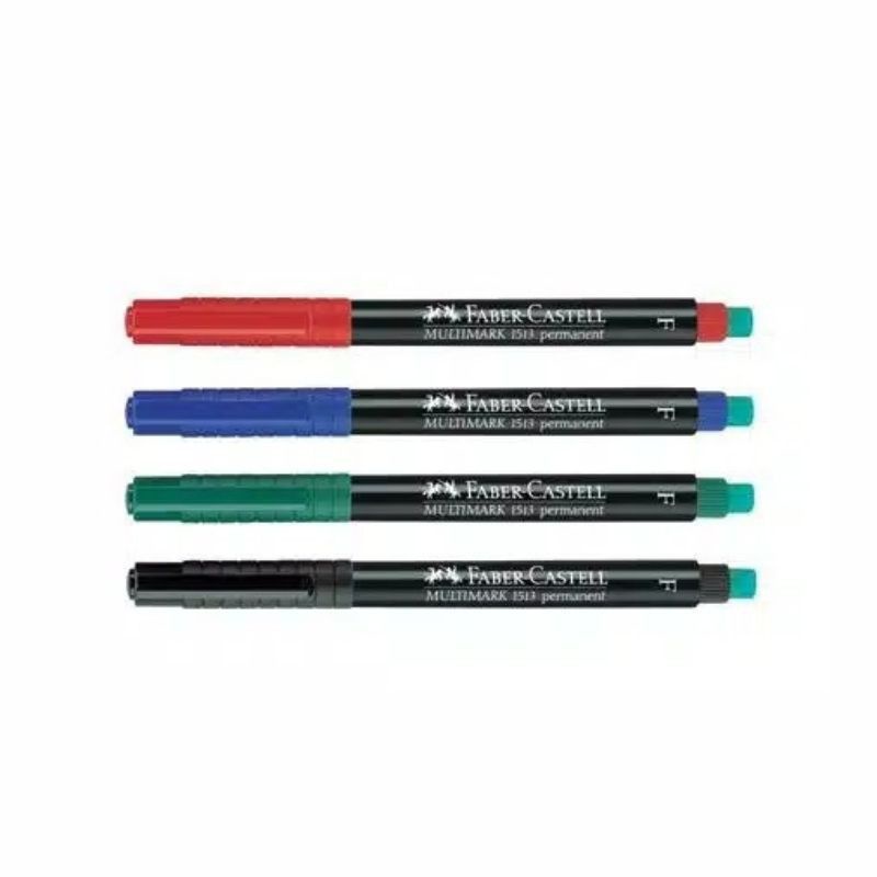 

Spidol OHP Multimark Permanent F (Black, blue and red)