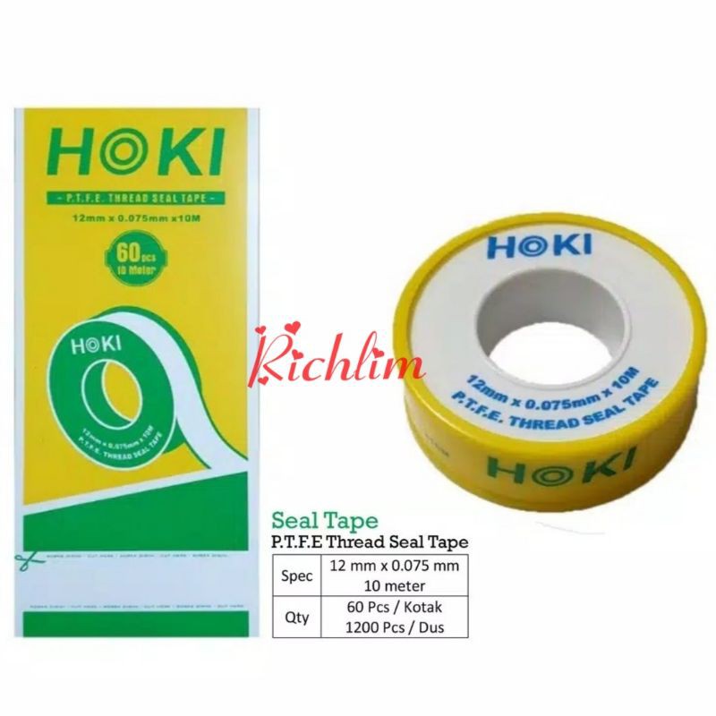 Seal Tape / Sealtape / Solatip HOKI 10 meter