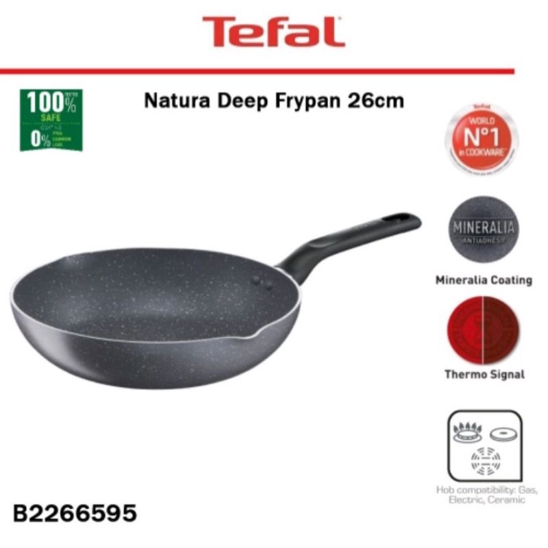 Jual Tefal Deep Frypan Cm Teplon Wajan Shopee Indonesia