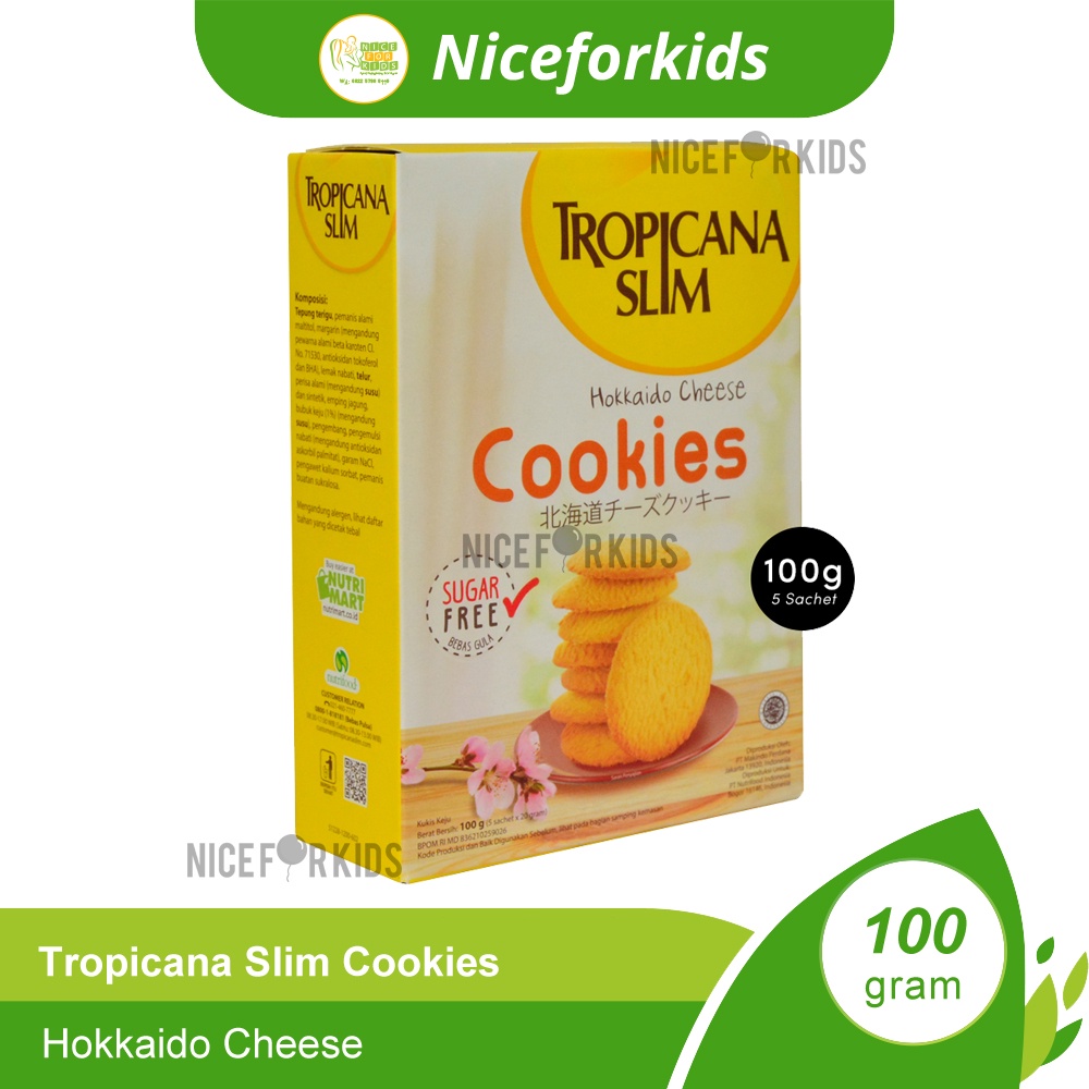 Tropicana Slim Cookies / Diabetasol Wafer Cemilan Sehat Tanpa Gula Untuk Diet &amp; Penderita Diabetes